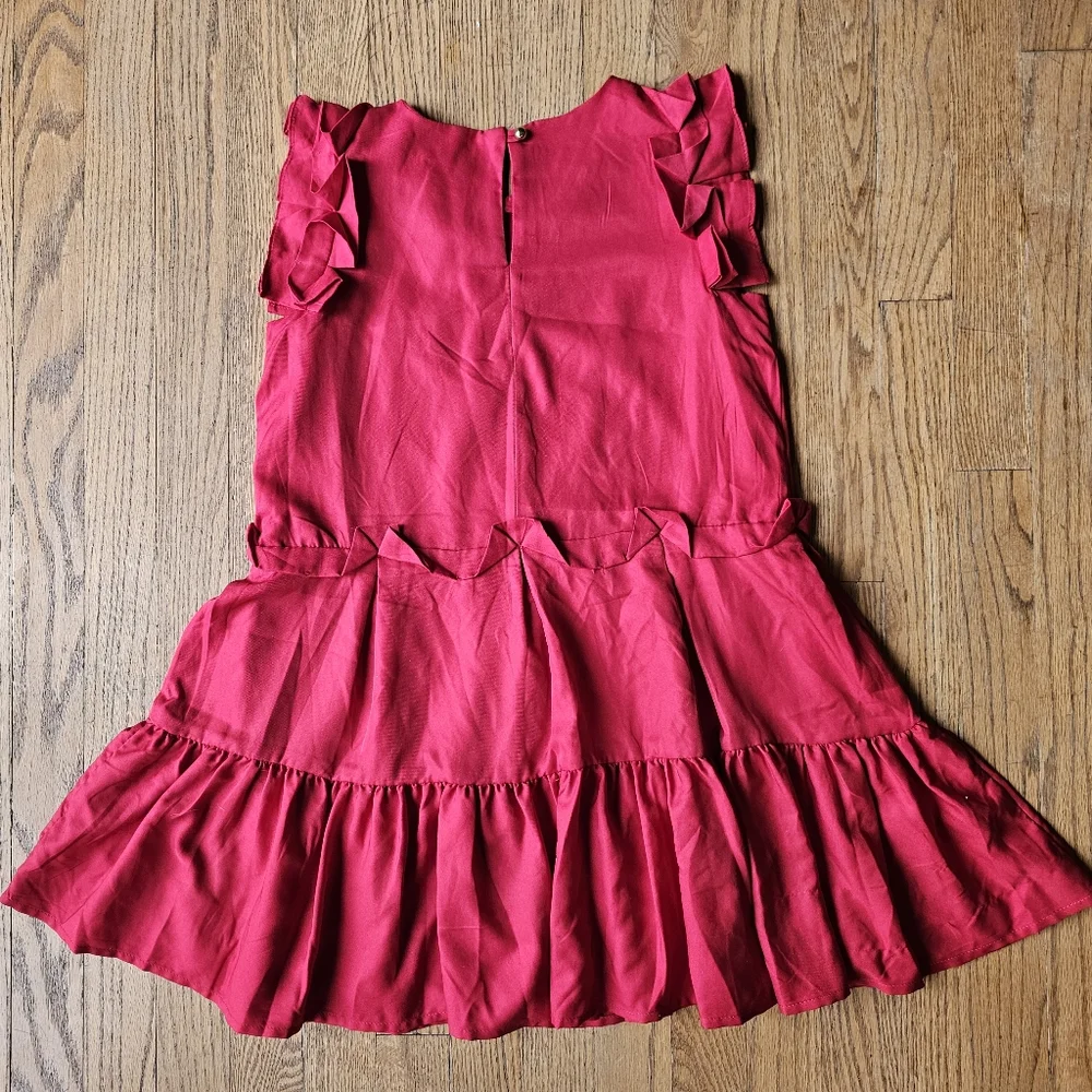 NWT! Gymboree Red ruffle shoulder dress girls size 10